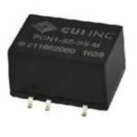 CUI INC DC to DC Converter, 5V DC to 12/ -12V DC, 1VA, 0 Hz PCN1-S5-D12-M-TR